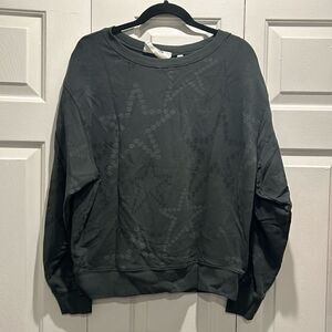 CHRLDR Gray Crew Neck Sweatshirt, Size Large